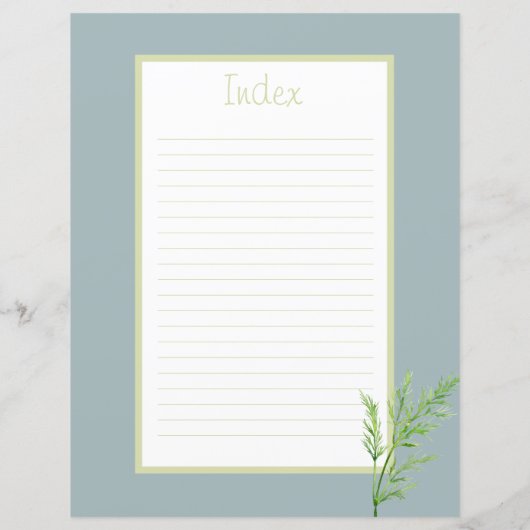 Seite "Rezeptorteile" - Blauer Kräuterbinder einfü (Rückseite)