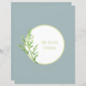 Seite "Rezeptorteile" - Blauer Kräuterbinder einfü (Vorne/Hinten)