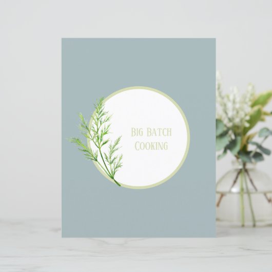 Seite "Rezeptorteile" - Blauer Kräuterbinder einfü (Stehend Vorderseite)