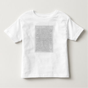 Seite vom Kodex Leicester, 1508-12 Kleinkind T-shirt