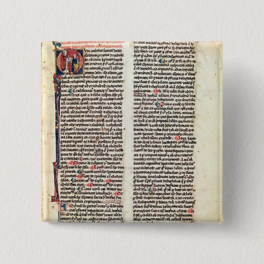 Seite vom "Somme de Theologie' Button (Vorderseite)