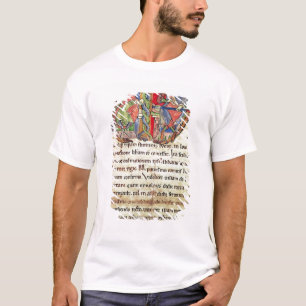 Seite von der Charterkelso-Abtei mit T-Shirt