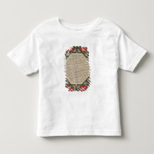Seite von einer hebräischen Bibel, die Fische Kleinkind T-shirt