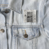 Seite von einer von den Arbeiten des Balzacs Button (Beispiel)