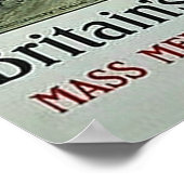 Seite von Seite~Vintager Weltkrieg 1 Poster (Ecke)