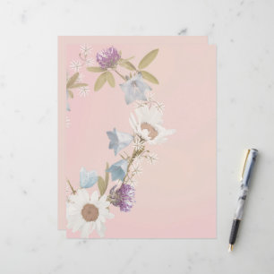 Seite "Wilde Blume" - Papier - Schreibtischbuch