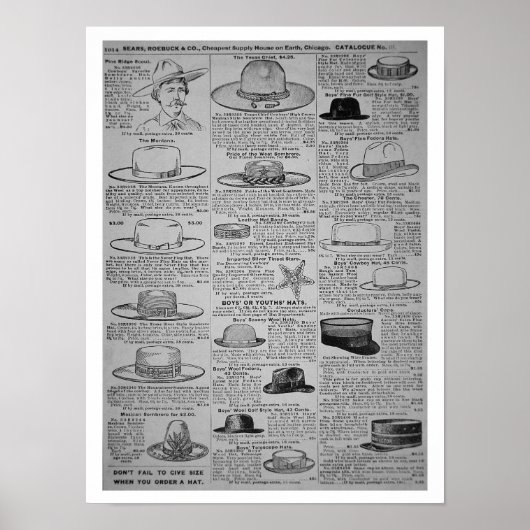 Seiten aus Sears, Roebuck aus Chicago, Katalog Poster (Vorne)