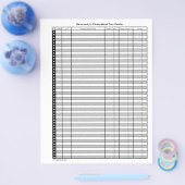 Seiten des 2-seitigen Banking Transaction Register (Einzeln)