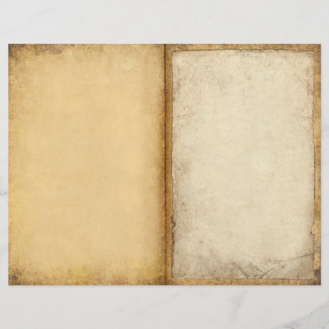 Seiten des alten Pergaments (Vorderseite)