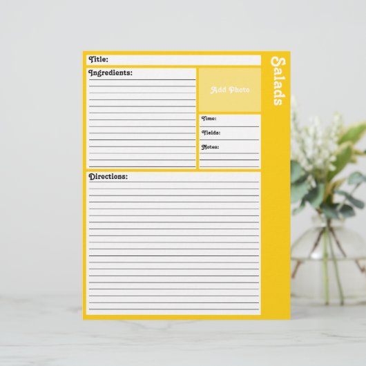 Seiten mit gestrichenem Rezept (gelb) (Stehend Vorderseite)