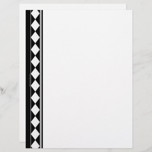 Seiten mit schwarzem Diamantbinder, nicht ausgekle (Vorne/Hinten)