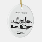 Seiten-Schuss des Coupé-G37 Keramik Ornament (Rechts)