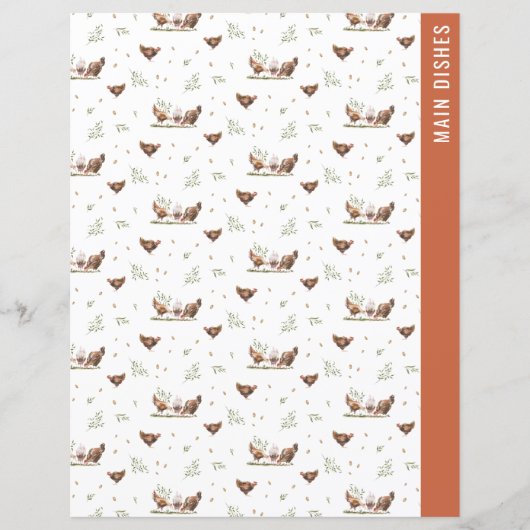 Seiten teilen | 2 Seite der Recipe Binder Seite (Vorderseite)