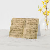 Seiten von der Kerbe der 'Kunst des Fugue Karte (Gelbe Blume)