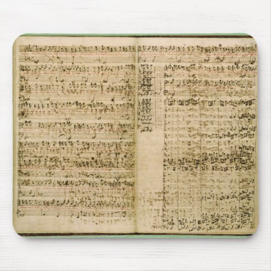 Seiten von der Kerbe der 'Kunst des Fugue Mousepad (Vorne)