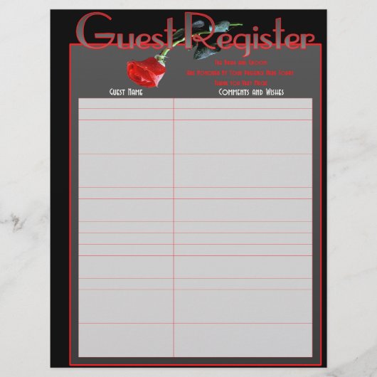 Seiten zum Hochzeitsalbum (Vorderseite)