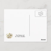 Seitenaltar im Petersdom Postkarte (Rückseite)