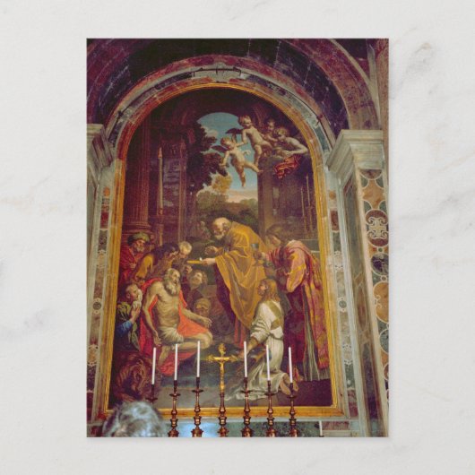 Seitenaltar im Petersdom Postkarte (Vorderseite)