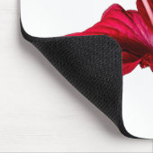 Seitenansicht der Blume des roten Hibiskus Mousepad (Ecke)