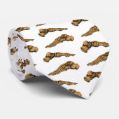 Seitenansicht der Knochen der Füße - Sepia Krawatte (Gerollt)
