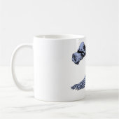 Seitenansicht der Knochen der Füße - tief Blau Kaffeetasse (Links)