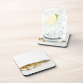 Seitenansicht der Leopard Geckoeidechse Getränkeuntersetzer (Rechte Seite)