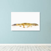 Seitenansicht der Leopardenechse Leinwanddruck (Insitu (Holzboden))