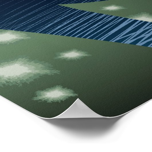 Seitenansicht der Menschen, die mit Mikrofon tanze Poster (Ecke)