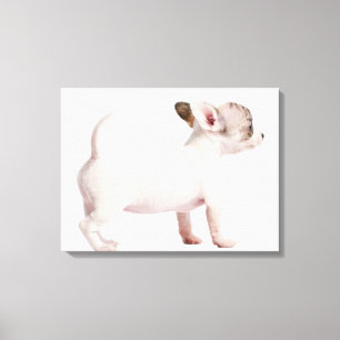 Seitenansicht des Chihuahua-Welpen (10 Wochen alt) Leinwanddruck