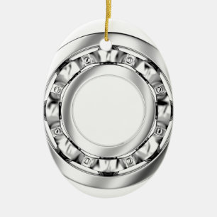 Seitenansicht des Kugellagers Keramik Ornament