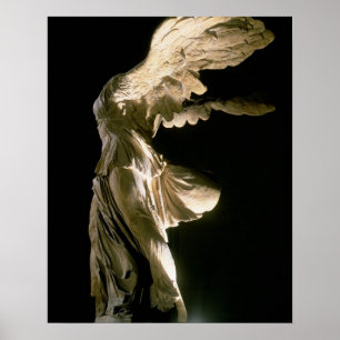 Seitenansicht des Sieges von Samothrace (Parian ma Poster