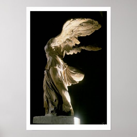 Seitenansicht des Sieges von Samothrace (Parian ma Poster (Vorne)