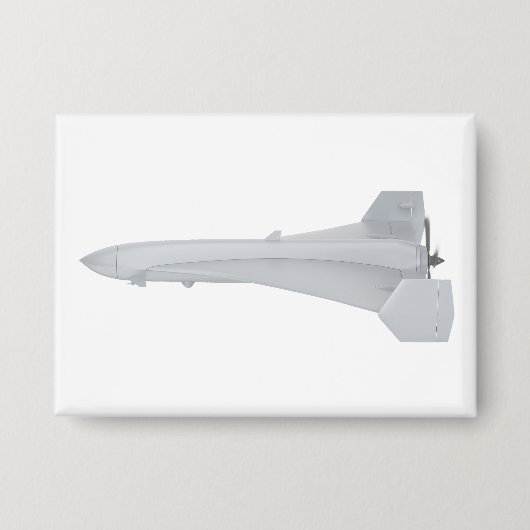 Seitenansicht einer militärischen Überwachungsdroh Button (Vorderseite)