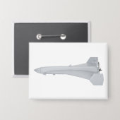 Seitenansicht einer militärischen Überwachungsdroh Button (Vorderseite/Rückseite)