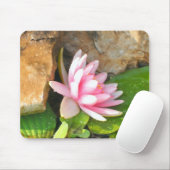 Seitenansicht einer Wasserlilie Mousepad (Mit Mouse)