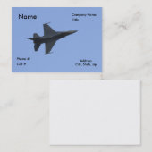 Seitenansicht F16 Visitenkarte (Vorne/Hinten)