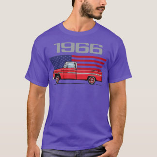Seitenansicht mit Flagge T-Shirt