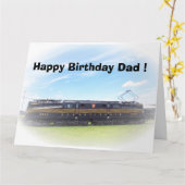 Seitenansicht Pennsylvania-Eisenbahn-GG-1 #4800 Karte (Gelbe Blume)