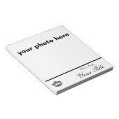 Seitenautograph-Pad - benutzerdefiniert Notizblock (angewinkelt)