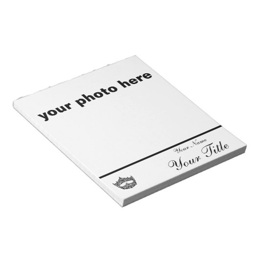 Seitenautograph-Pad - benutzerdefiniert Notizblock (angewinkelt)