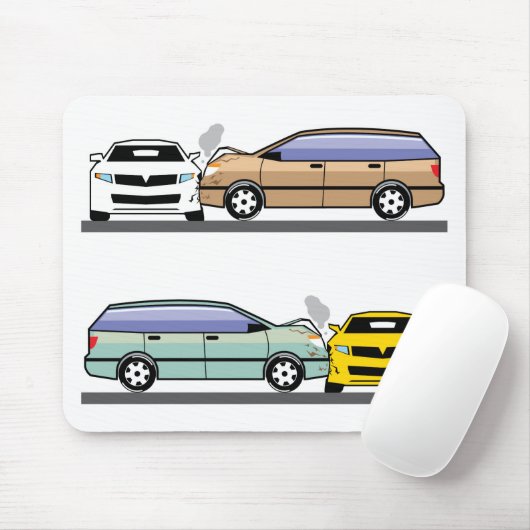 SeitenAutounfall Mousepad (Mit Mouse)