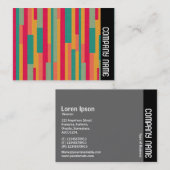 Seitenband - Abstrakt 240113 Visitenkarte (Vorne/Hinten)