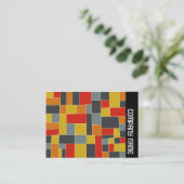 Seitenband - Abstrakt 240413 Visitenkarte (Stehend Vorderseite)