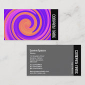 Seitenband - Abstrakt Swirl 250816 - 01c Visitenkarte (Vorne/Hinten)