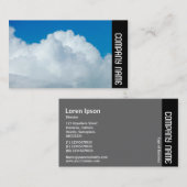 Seitenband - Cumulonimbus Visitenkarte (Vorne/Hinten)