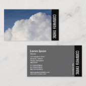 Seitenband - Cumulus Cloud Visitenkarte (Vorne/Hinten)