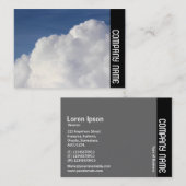 Seitenband - Cumulus Cloud Visitenkarte (Vorne/Hinten)