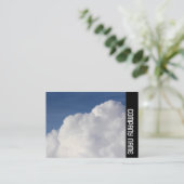 Seitenband - Cumulus Cloud Visitenkarte (Stehend Vorderseite)
