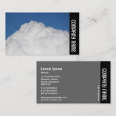 Seitenband - Cumulus Cloud Visitenkarte (Vorne/Hinten)