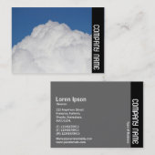 Seitenband - Cumulus Cloud Visitenkarte (Vorne/Hinten)